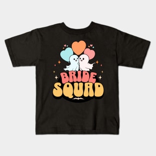 Bachelorette Party Halloween Bride Squad Kids T-Shirt